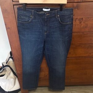 LOFT Dark Indigo Skinny Jeans